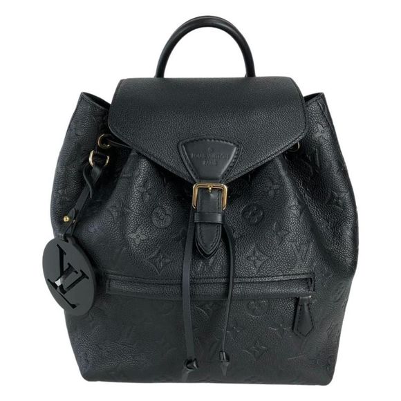 Louis Vuitton Montsuri PM Backpack Daypack Noir Black Monogram Amplant - Picture 1 of 10